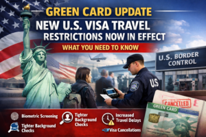 US Visa Travel Restrictions: 7 Critical Updates in 2026 That Could Impact Green Card Holders