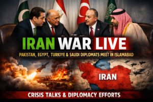 Iran War Live: Pakistani, Egyptian, Turkish and Saudi Diplomats Meet in Islamabad